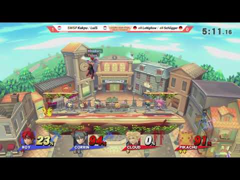 SV2 - SWSP | Kakpu / LuiS Vs. eR | LoNg0uw / eR | Schligger - Losers Semi-Final - Smash 4 Doubles