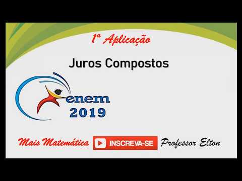 ENEM 2019 - Juros Compostos - Uma pessoa se interessou em adquirir um produto anunciado