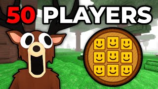 99 Nights In The Forest But With 50 PEOPLE?!