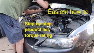 2011-2016 Scion TC Gen 2 Spark Plug change (with part numbers and torque specs)