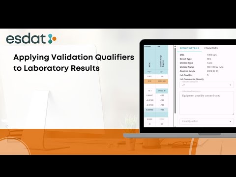Assigning Validation Qualifiers In Esdat