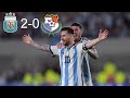 Argentina vs Panama 2-0| All goals and extended highlights | English Commentary  2023