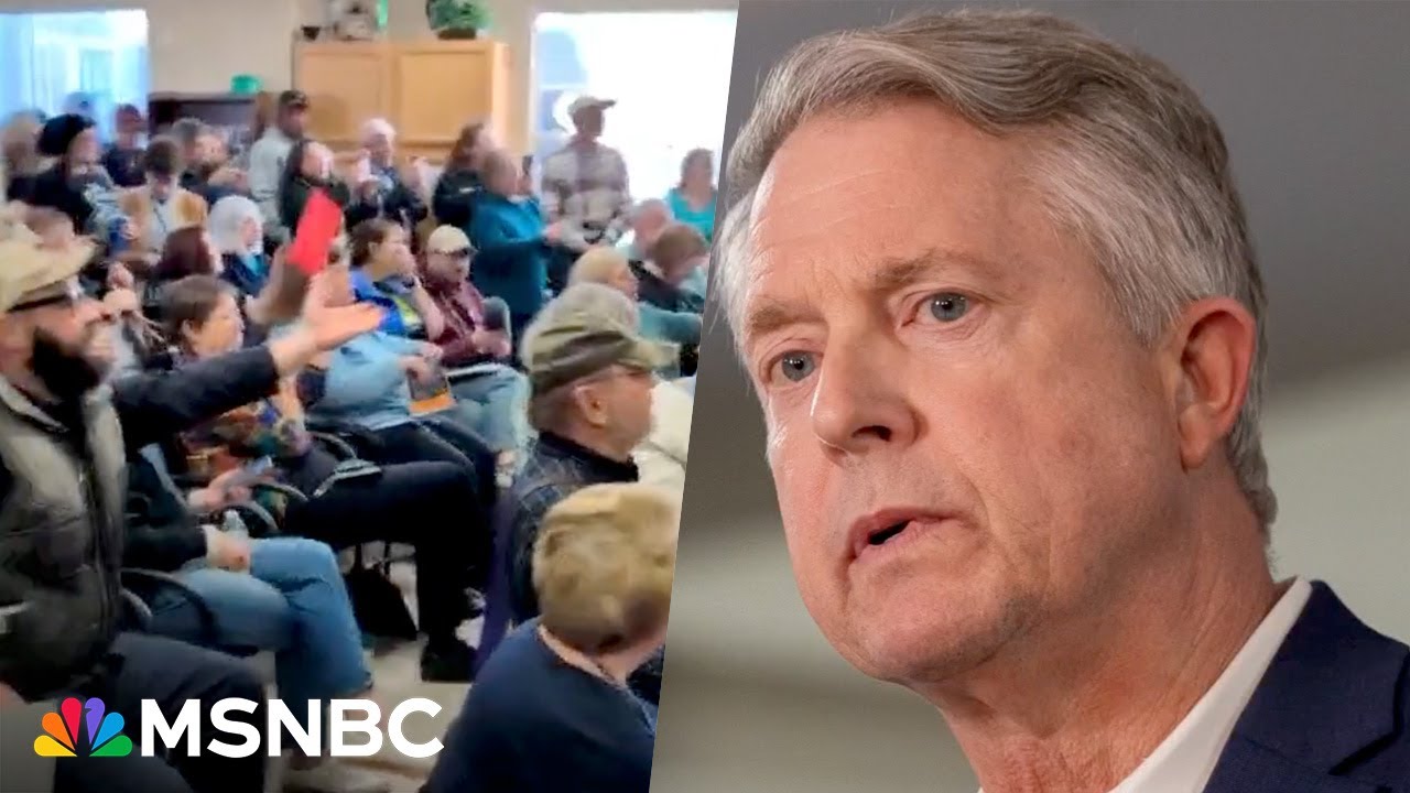 Republican Senator gets booed by voters, after cutting town hall short over DOGE questions