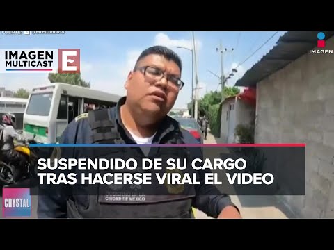 Ayúdeme para ayudarlo: Policía de la CDMX pide mordida a motociclista