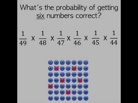 Lottery Maths | #1minutemaths | Mathematigals