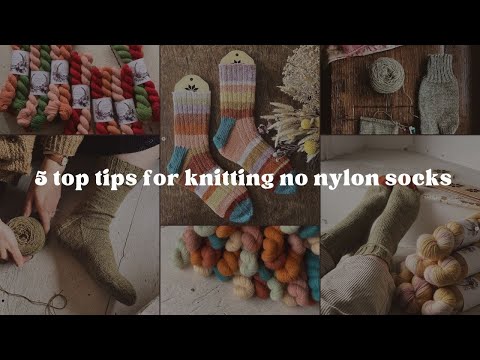 How to knit socks without nylon | My 5 top tips | Woolly Mammoth Fibre Company