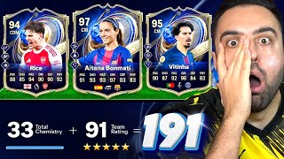 96 TOTY ÇIKTI 😱 191 FUT DRAFT DÜNYA REKORU DENEMESİ ! 124 DRAFT EA FC 26 !