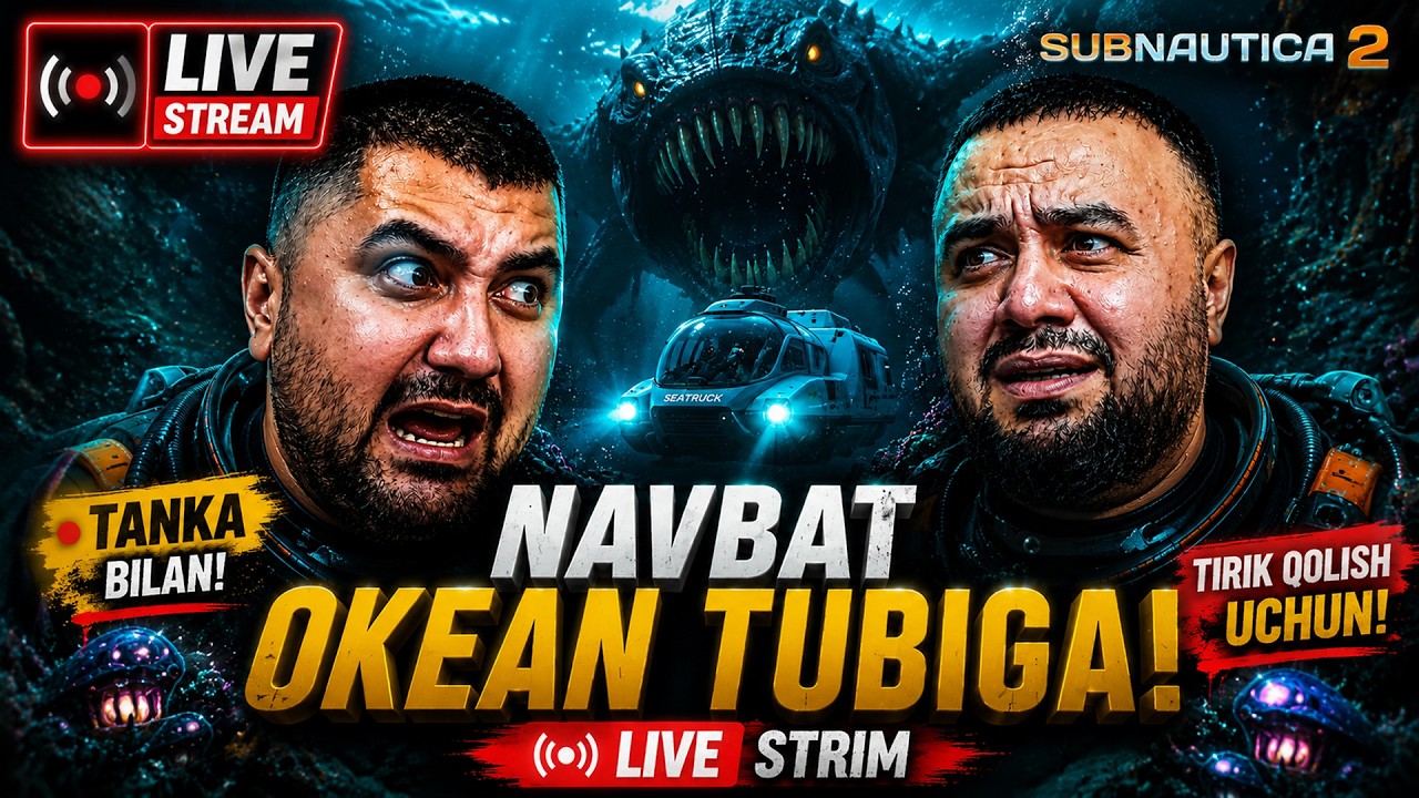 NAVBAT OKEAN TUBIGA! 🌊 – SUBNAUTICA 2 (Jonli Efir!)