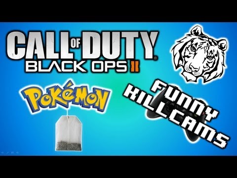 Black Ops 2 Funny Killcams 3 - Wild Pokemon Battles, Tea Bag Killcam, Sliding Glitch! "Funny Kills"