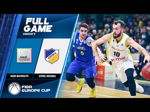 medi Bayreuth v Apoel Nicosia - Full Game - FIBA Europe Cup 2019-20
