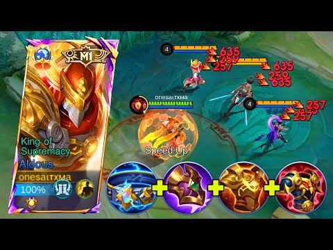 ALDOUS NEW META TANK DAMAGE KILLER BUILD 2026 IS HERE🔥 (recommended sustainable damage build)