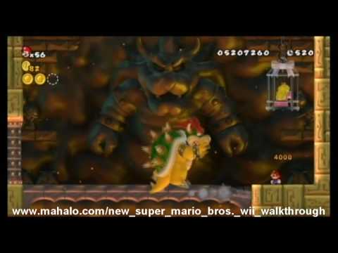 New Super Mario Bros. Wii Walkthrough - World 8 - Castle