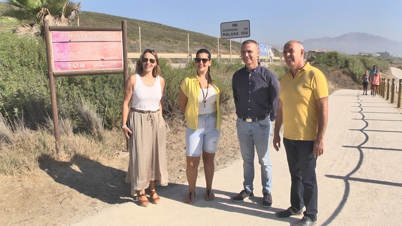 Finaliza la renovación del tramo en la Senda Litoral