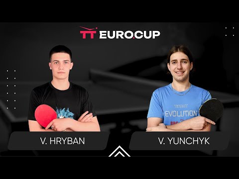 18:00 Vadym Hryban - Valentyn Yunchyk 10.11.2023 TT Euro.Cup Ukraine Star. TABLE 3