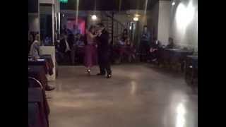 Naomi Hotta y Leo Ortiz @ Porteno y Bailarin milonga, Pugliese "Cascabelito" Oct 6 2013