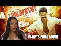 Thalapathy Kacheri Lyrical Video Reaction Jana Nayagan Vijay Anirudh Pooja Hegde