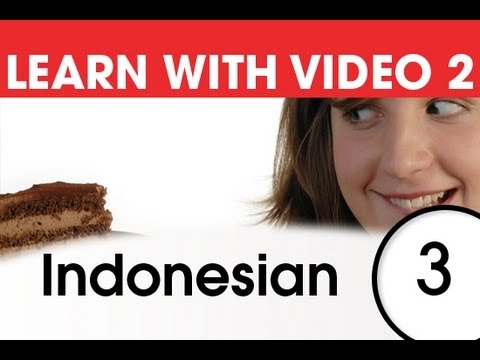 Learn Indonesian with Pictures and Video - Top 20 Indonesian Verbs 1