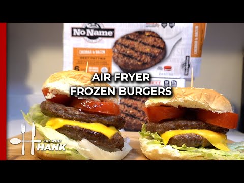 Air Fryer Frozen Burgers