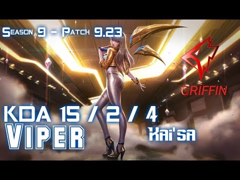 GRF Viper KAI'SA vs LUCIAN ADC - Patch 9.23 KR Ranked