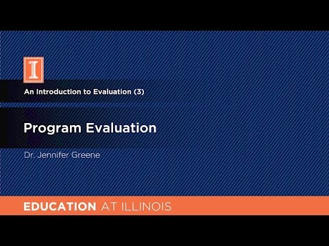 Program Evaluation