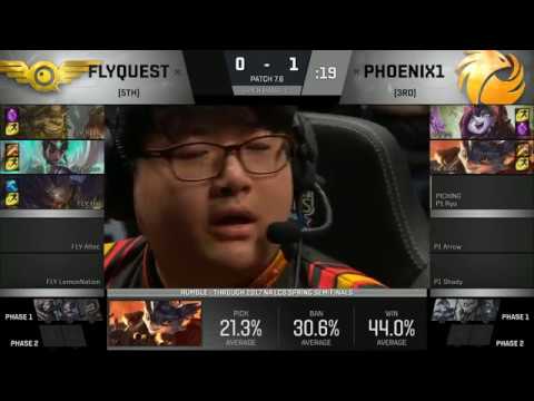 [NA LCS Spring 2017] FlyQuest vs Phoenix1 - 3rd Place Playoffs Game 2
