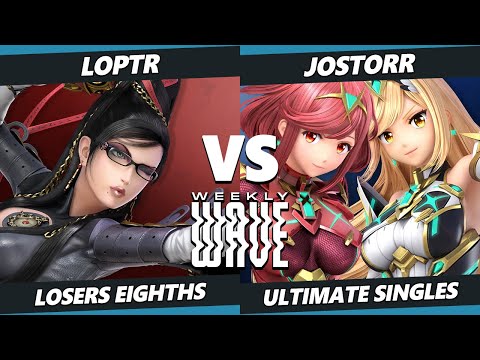 Weekly Wave 24 Top 8 - Loptr (Bayonetta) Vs. JoStorr (Pyra Mythra) SSBU Ultimate Tournament