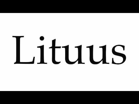 How to Pronounce Lituus