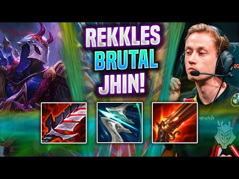 REKKLES BRUTAL GAME WITH JHIN! - KC Rekkles Plays Jhin ADC vs Seraphine! | Season 2022