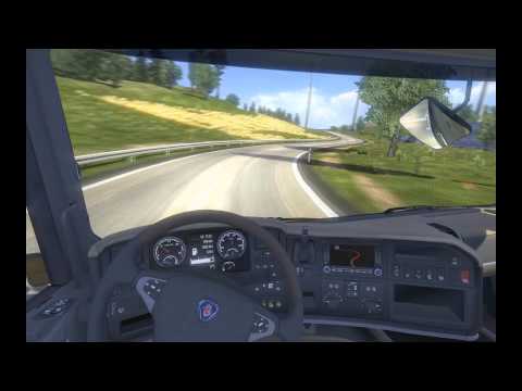 Euro Truck Simulator 2 load to Gdansk with Scania R620 6x4 part2