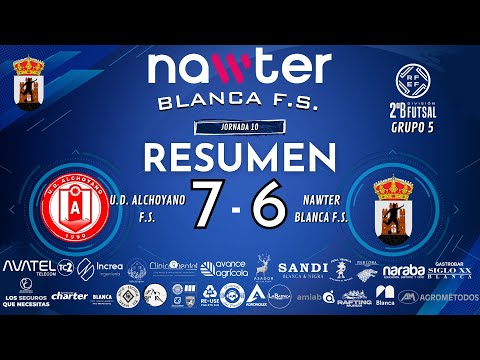⏪ 𝗥𝗘𝗦𝗨𝗠𝗘𝗡  | #SegundaBGV | U.D. Alchoyano F.S. 𝟳-𝟲 Nawter Blanca F.S. | 𝗝.𝟭𝟬