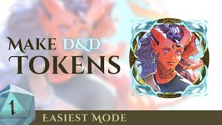 EASY MODE Custom Token Tutorial 🎲Link to Token Frames in Description