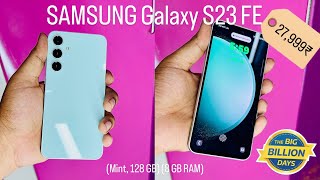 UNBOXING SAMSUNG Galaxy S23 FE (Mint, 128 GB)(8 GB RAM) IN BBD 27999#smartphone #samsung #youtube