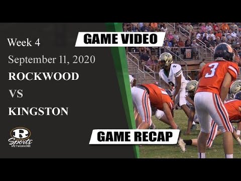 RHS Tiger Football - Rockwood Vs. Kingston Week 4 Game (9/11/2020)