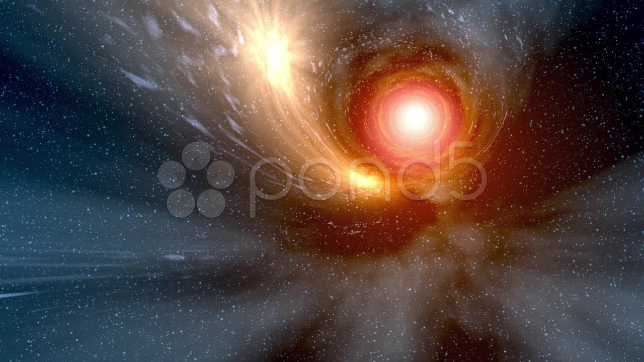 Animated Space Background 01. Stock Footage