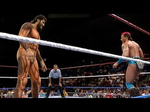 Giant Gonzalez vs Tatanka — King Of The Ring Qualifying Match: WWF Superstars May 15, 1993 HD