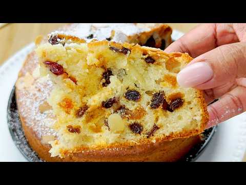 Easy Fruit Cake Recipe 🎄 Simple and Quick - Light Christmas Cake recipe!