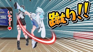 ハイキックの高さがエグい枢ちゃん【水宮枢/輪堂千速/ホロライブ切り抜き】