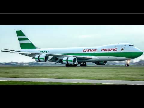 The Queen is Back in Style! Cathay Cargo B747-8 Retro Livery Arrival at AMS
