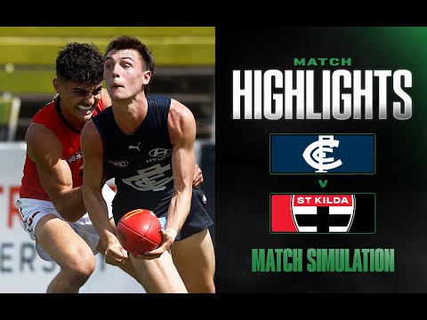 Carlton v St Kilda Highlights | Match Simulation, 2025 | AFL