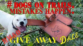 #ebike  Dogs on bike trails, A huge Mistake , plus another GIVEAWAY