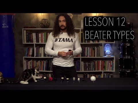 Double Bass Drum Lesson 12 - Beater Types