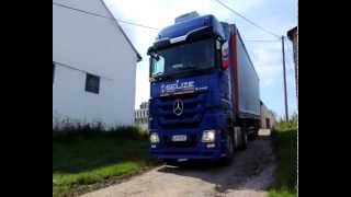 preview picture of video 'Mercedes-Benz Actros 1844 Slovakia - Poland Tour s Ďodikom :-D'