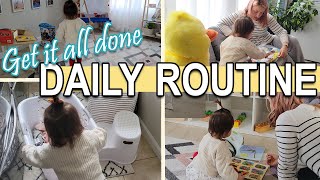 PRODUCTIVE DAILY ROUTINE IN OUR MULTILINGUAL MONTESSORI HOME! Get It All Done With A Toddler!
