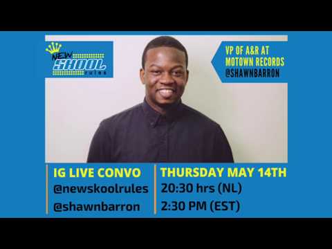 IG LIVE CONVO W. SHAWN BARRON (VP of A&R Motown Records) Part 1