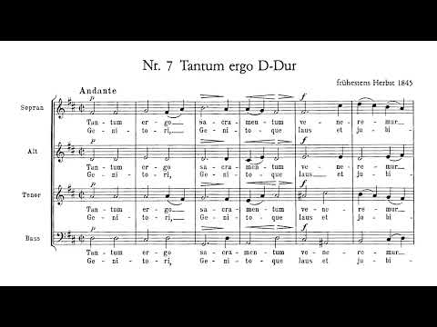 Anton Bruckner - Tantum Ergo in D-Major WAB 32 (Latvian Radio Choir)