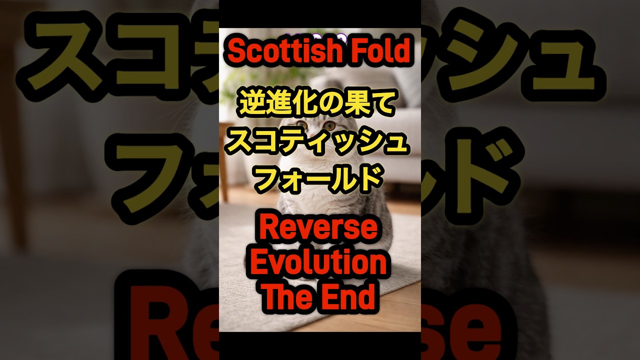 #34s ★1.7M【Scottish Fold The Reverse Evolution 逆進化】リビングのぬいぐるみ Guided by Majestic Music