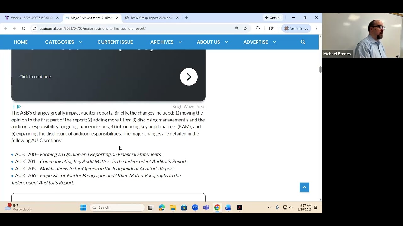 ACCT 615 (Spring 2026) - ASB Audit Reports