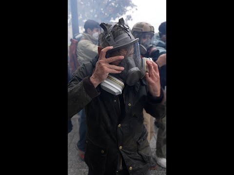 At the front lines of protests in Paris
