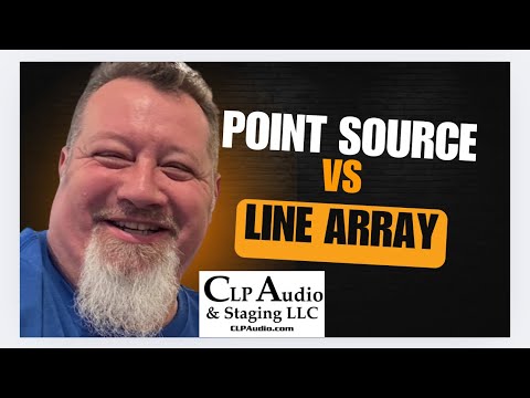 Differences in Mixing Point Source and Line Array
