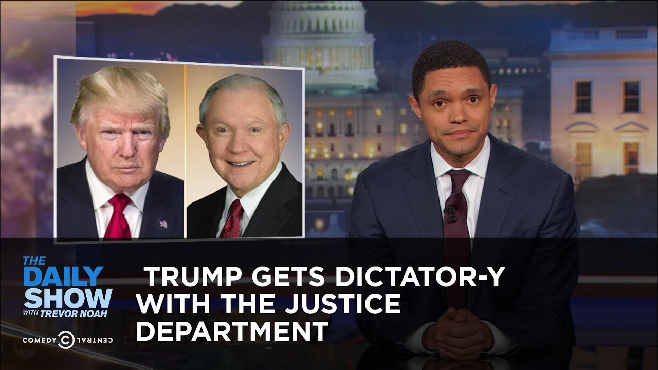 Trump Gets Dictator-y with the Justice Department: The Daily Show - YouTube